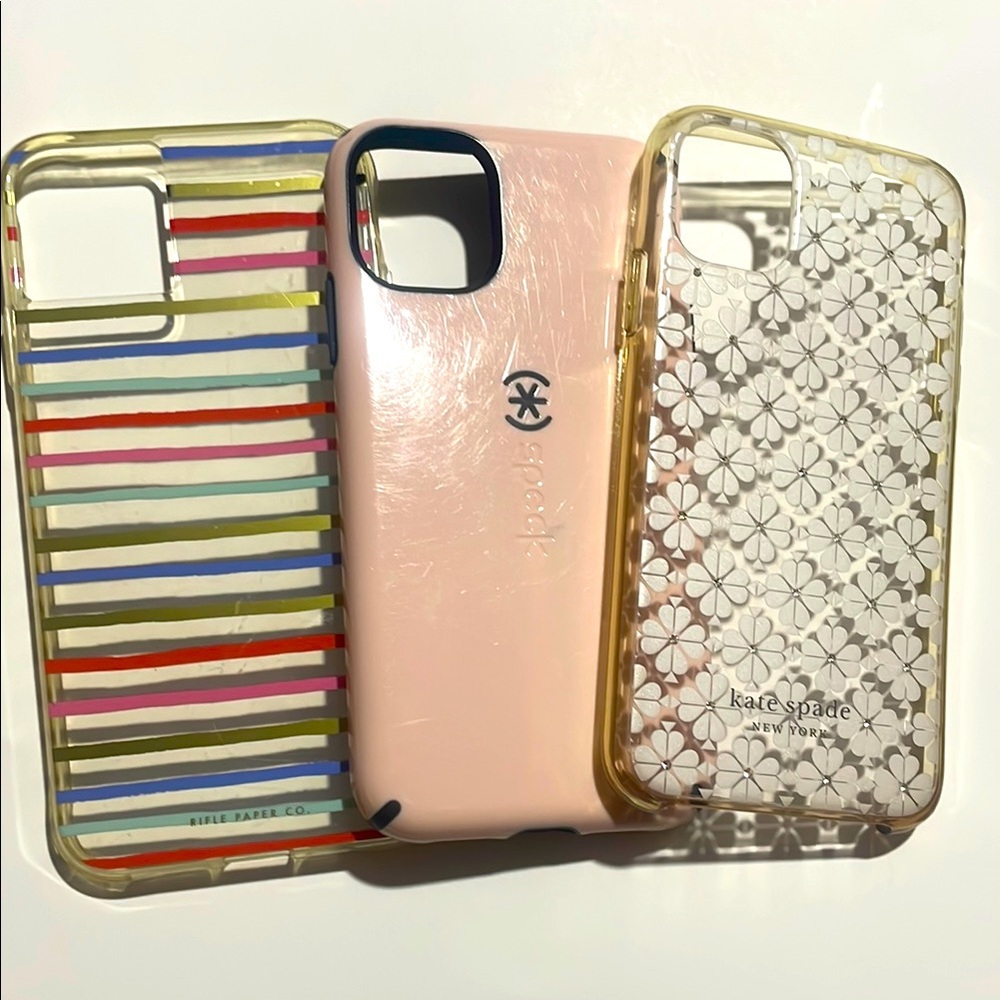 Speck and Kate Spade Phone Cases - Multicolor and Clear